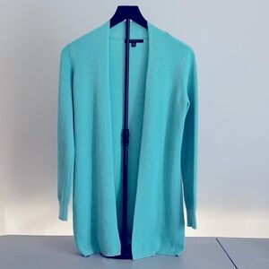 Cyrus Turquoise Open Front Cardigan
